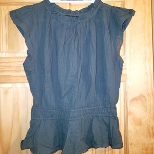 NWT Grade & Gather Jade Ruffle Sleeve Top